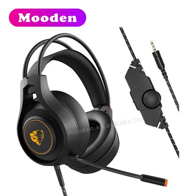 China Latest Headband Gaming Headset V3L RGB Light Gaming Headphones For PS5 PC 7.1 Vibration Headset 3.5mm USB for sale