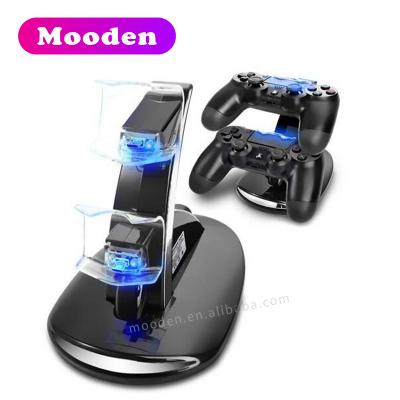 China M2 ABS Charging Stand Dual Charger Plastic Dock Station For PS4 Controller Pro Gamepad Game Accessory For ps4 for sale