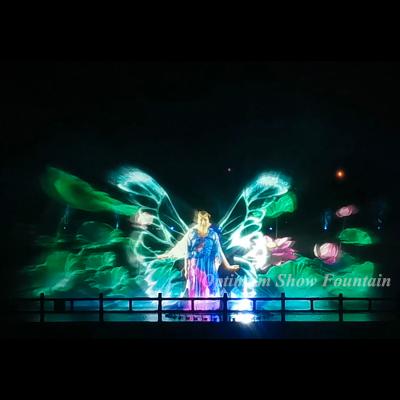 China Modern 3D Hologram Show Water Screens Projection Mapping Fountain Equipment for sale