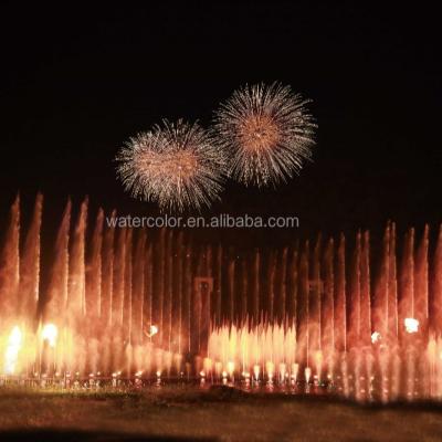 China Modern water features fire mixed with water fountain for sale