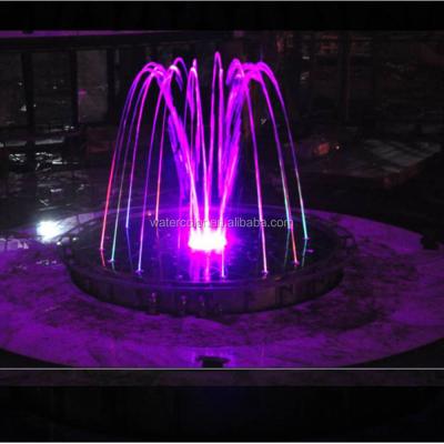 China Modern Diameter 5M Color Changing Jumping Water Jets Design Water Fountain for Hotel or Restaurant Lobby for sale