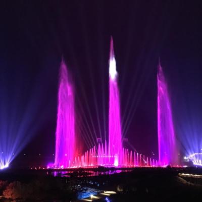 China Modern outdoor dmx 512 controller laser show cinema stainless steel fountain for sale