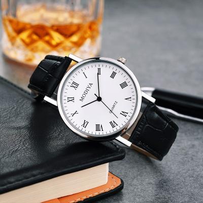 China Business Watch For Men 2022 Latest Roman Numeral Leather Quartz Watches Brand Luxury Business Sports Simple Casual Mens Wristwatches for sale