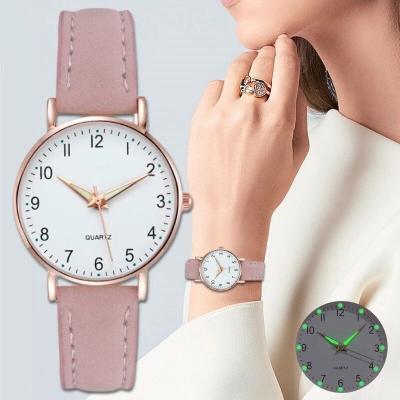 China Fashion\luxury popular best selling simple leather watch quartz 2022 9 colors cheapest dress for women fashion casual dress business luxury ladies watch for sale