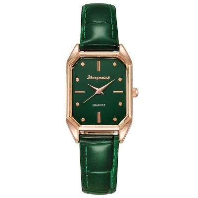 China Popular Luxury Watch Women Hot Selling Small Green Luminous Belt Quartz Watches Fashion Casual Business Brand Luxury Women's Watch for sale