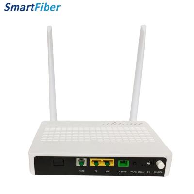 China Compatible FTTH FTTB FTTX (1GE+1FE) +WIFI +voip GPON ONU ONT HUAWEI ZTE Bdcom Fiberhome OLT network 2 ports FIBER optic modem for sale