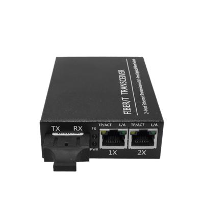 China FTTH Fiber Optic Fiber 10/100m SFP Single Slot Fiber Optic Media Converter for sale