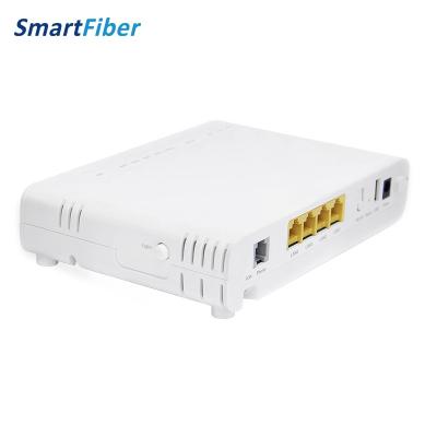 China Hot Selling ONU fiber optic ONU rounter modem 4ge+wifi+1pots with ZTE CHIPSET for sale