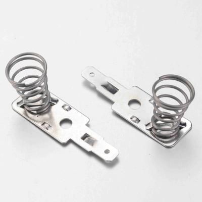 China Custom Coil Battery Contact Spring Stainless Steel Wire Coil Spring Battery Spring for sale