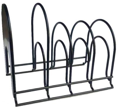 China Durable Heavy Duty Pan Rack Organizer - Black - Extra Wide 5-Tier Kitchen Storage Organizer 15