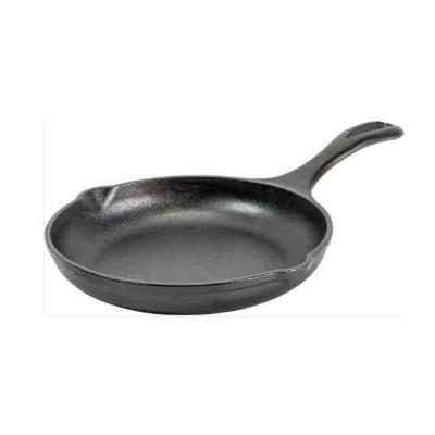 China American Style Cast Iron Chef's Collection Skillet, Pre-Seasoned - 8 Inch for sale