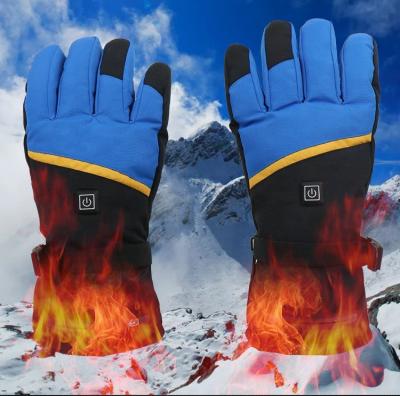 China Waterpoof Men Women Waterproof Rechargeable Battery Snowboard Motorcycle Racing Winter Ski Cycling Electric Heated Gloves for sale