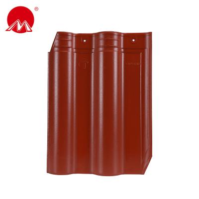 China Hotel Quick Gloss Ceramic Roof Tile For Sale for sale