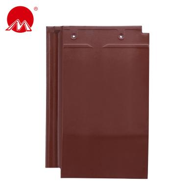 China 270*400mm Chinese ceramic fireproof waterproof roof tile for sale for sale