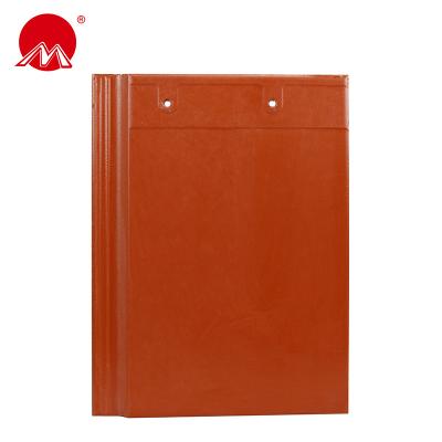 China MY8008 hotel mixed color streamline flat roof tile for sale