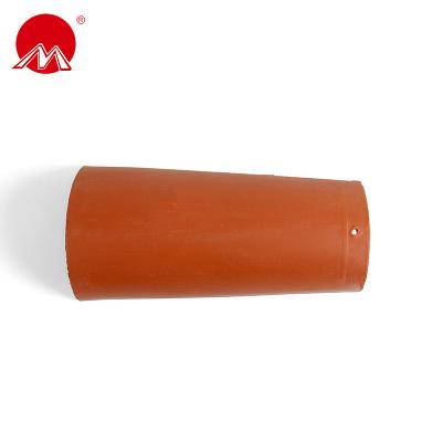 China Hotel Roof Tiles Semi Cylindrical Red Terracotta Tiles for sale