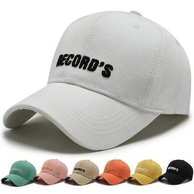 China Fashion Casual Women's Hat Cotton Letters Hip Hop Male Student Embroidered Baseball Cap COMMON COMMON for sale