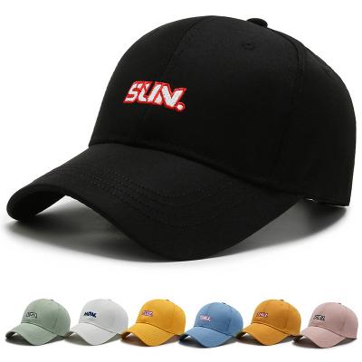 China New Arrival 6-Panel COMMON Cotton Baseball Caps With Logo Unisex Custom Baseball Caps With Embroidery for sale