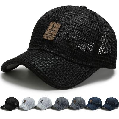 China Customization SEAL Quick-drying JOINT Mesh Sports Cap Breathable Baseball Hat for sale