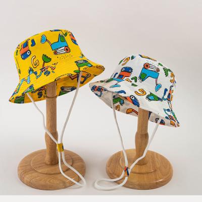 China Fisherman Lovely Children Summer Child COMMON Cartoon Baby Sun Bucket Hats for sale