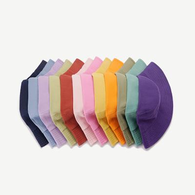 China Fashion JOINT JOINT Woman Fashion Plain 100% Cotton Solid Color Pure Warm High Quality Bucket Hats And Caps for sale