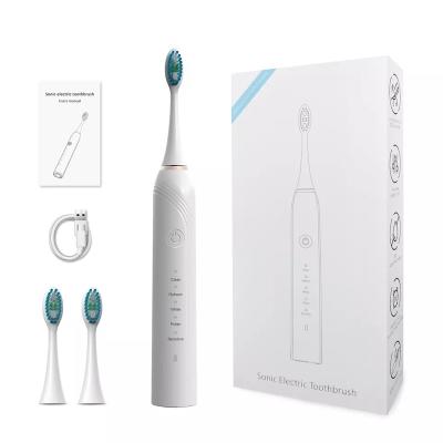 China Household Smart Electric Toothbrush IPX7 Food Grade ABS+PC Mini Teeth Cleaner 5 Waterproof Modes Sonic Electric Toothbrush For Adult for sale