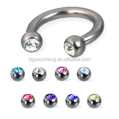 China Body Piercing Earrings 316Lstainless Steel Stainless Steel Nose Rings Nail Circle Steel Horseshoe Rings for sale