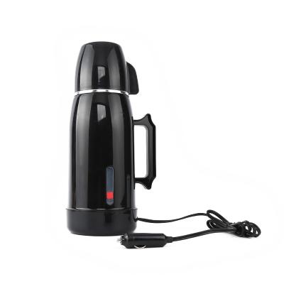 China Newest Hot Sale Famous Cordless Black Plastic Car Kettle 1000ML Car 12v/24v Electric Kettle for sale