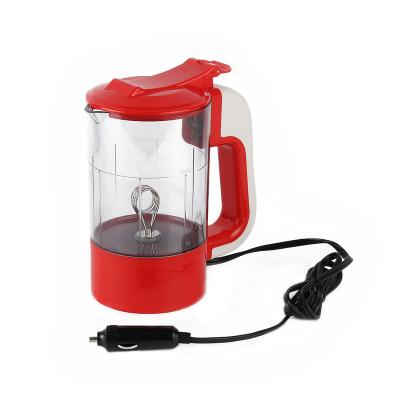 China New Design Hot Sale 500ml Cordless Plastic Material Car Auto Electric Kettle 12v 24v for sale