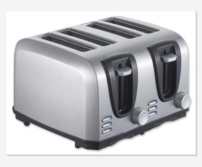 China Defrost Cool 4 Slice Touch Toaster With Wide Slot for sale