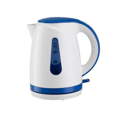 China Hot Selling Lovely Design 1.7L Cordless Plastic Electric Kettle Safety Cordless Plastic Jug for sale