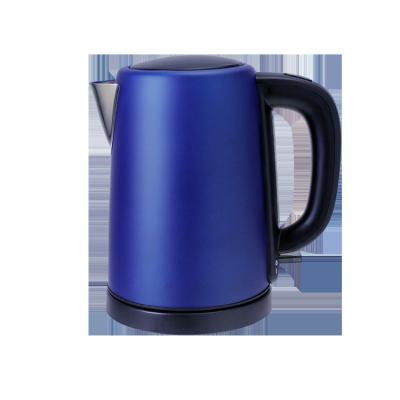 China Hot Sale Color Paint 1.7L 304 Stainless Steel Food Grade Cordless Electric Kettle for sale