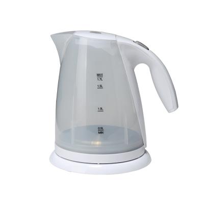 China Beautiful Design Cordless Hot Selling Plastic Kettle Electric Kettle 1.7L 1.8L for sale