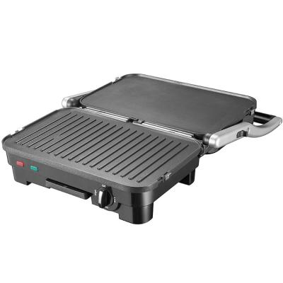 China Large Face Use 1800W Non-Stick Outdoor Detachable Double Griddles Cool Plate Non-Stick Touch Coating Electric Grill for sale