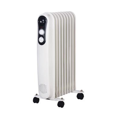 China NEW Design Quick Heating Electronic Mechanical Oil Heater Cheapest Wheels Tilt Over Switch Overheat Protection for sale