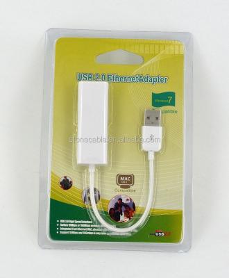 China LAPTOP 10/100m USB 2.0 Ethernet Adapter Cable Converter USB to LAN RJ45 Adapter Network Card for sale