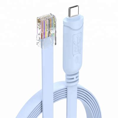 China COMPUTER 6FT 1.8M USB 3.1 C C Male Type-C to Male Console RJ45 Cable for sale