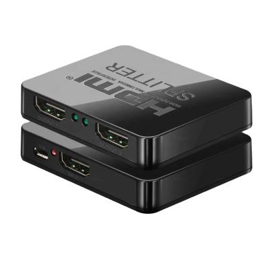 China 1x2 Splitter 1 One Plug HDMI 1.4 In 2 Two Out-Ultra HD 4K HDMI Adapter For Two Dual Monitors for sale