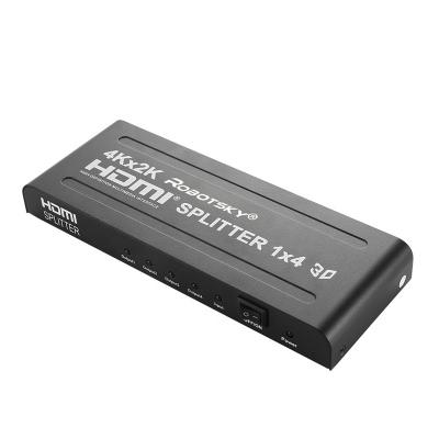 China High Quality Play 1 In 4 HDMI Video Splitter 1 Input 4 Output 1x4 Ports Full HD Support 4K 2K 1080P for sale