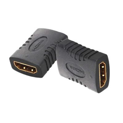 China COMPUTER HDMI Female to Female Coupler Supplement Adapter Connector Gold Plated for sale