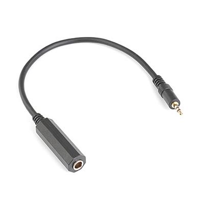 China COMPUTER cable 3.5MM TRS male plug to aux cable. 6.35MM female stereo audio for sale