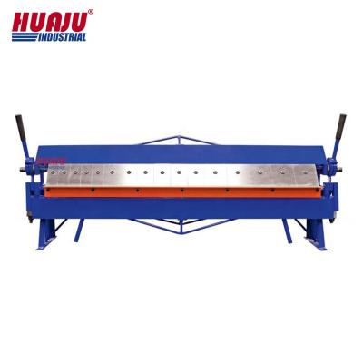 China Retail Industrial Huaju W1.5x1220A 48 Inch 16 Gauge Pan And Box Adjustable Removable Fingers Brake Hand Bending Machine for sale