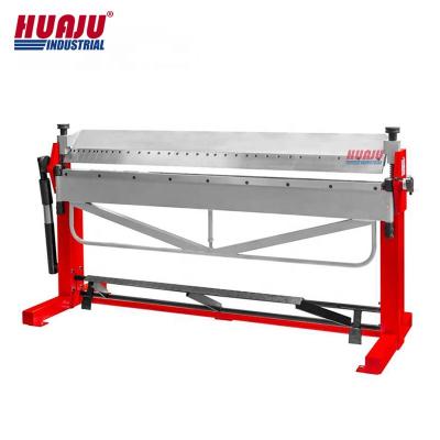 China Retail Huaju PBB2520/1.0 Industrial 100 Inch Manual Box and Pan Brake Hand Sheet Metal Bending Machine with Foot Clamp for sale