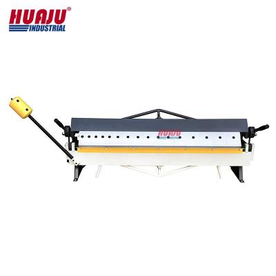 China Retail Huaju W1.5x1220Z industrial 48 inch manual pan and box brake sheet metal folding machine for sale