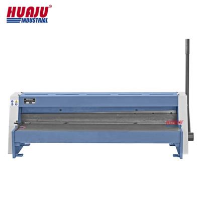 China Construction Works Huaju Industrial Bench Top BQ01-1.0x1050 Guillotine Cutter Hand Guillotine Sheet Metal Shear for sale