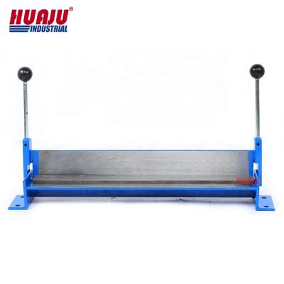 China Retail Huaju Industrial W1.2x460 Mini Hand Metal Press Brake 18 Inch Portable Plate Bender Tool Manual Folding Machine for sale