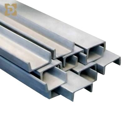 China Custom Size Hot Dip Hanging Profile Q235 SS400 Type C U H Shape Channel Galvanized Steel for sale