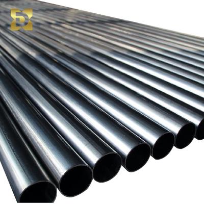 China Fluid Pipe ERW Seamless Carbon Steel Tube A36 Q345 Black Round And Square Carbon Steel Pipe for sale