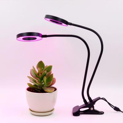 China Manufacturer Wholesale Eco-friendly Flexible Waterproof Indoor Plant LED Grow Clip Light Gooseneck For Indoor Greenhouse Plant for sale