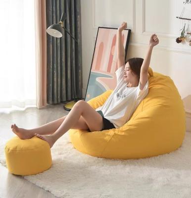 China Beach Chair High Bean Bag Chair BMS Lazy Sofa Foldable Custom Luxury Back Lazy Bean Bag Chair for sale